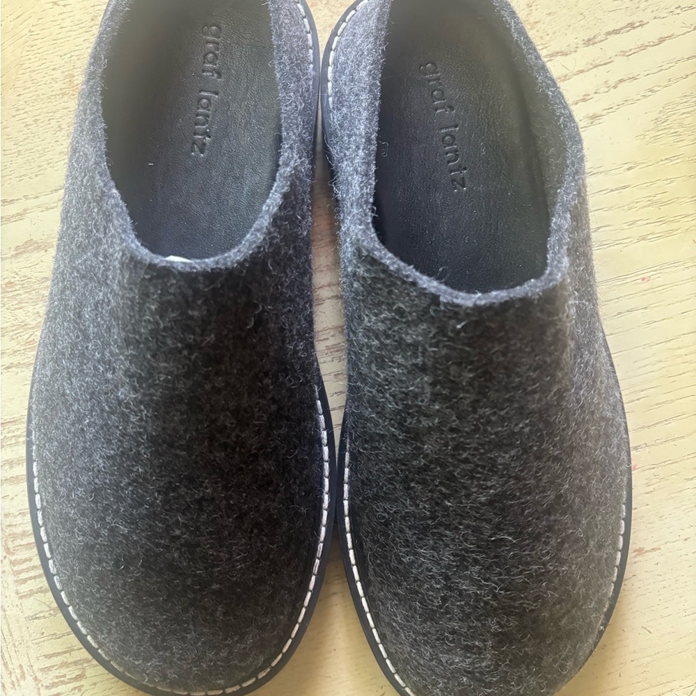 Graf Lantz Maru Clog Wool Slippers